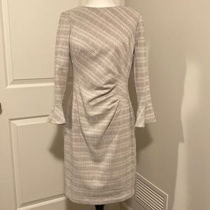 Ralph Lauren NWT tweed fitted dress with ruffle sleeves sz 6